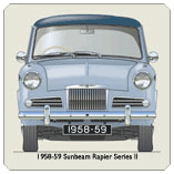 Sunbeam Rapier Series II 1958-59 Coaster 2
